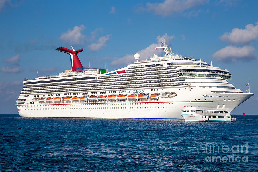Carnival Cruise Ship Conquest Photograph by Rene Triay FineArt Photos
