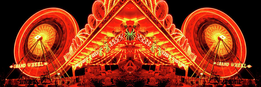 Carnival Grand Wheel Doubled Photograph by Paul W Faust -  Impressions of Light
