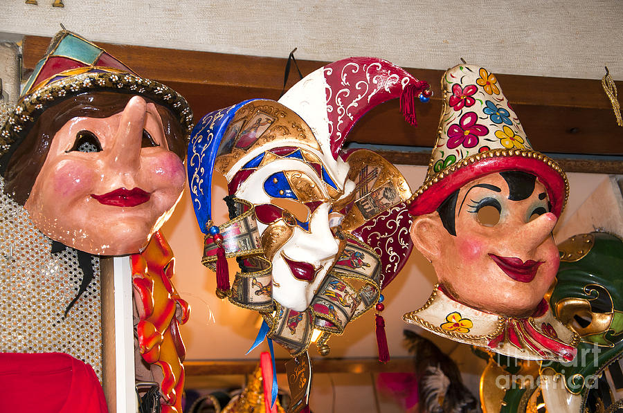 Carnival Masks Photograph by Brenda Kean