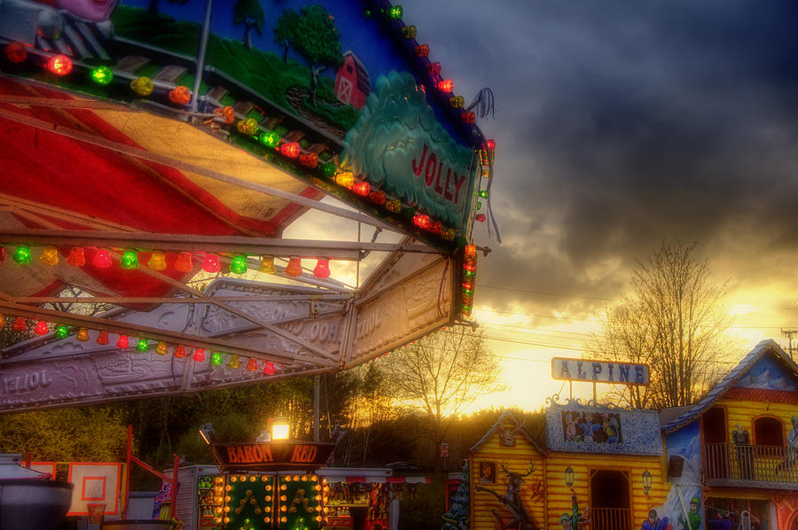 Carnival Ride - Carousel Photograph by Joann Vitali