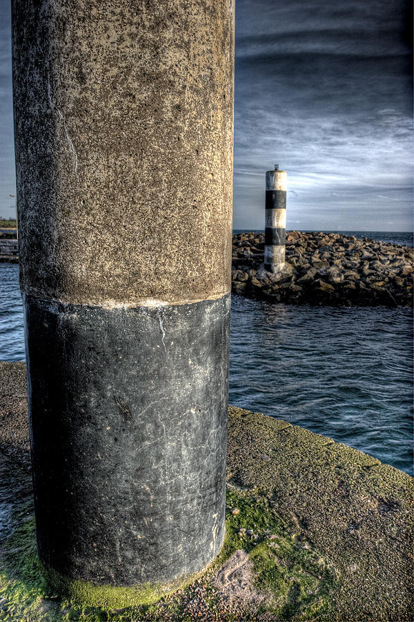 Carnlough Pillars Photograph by Nigel R Bell