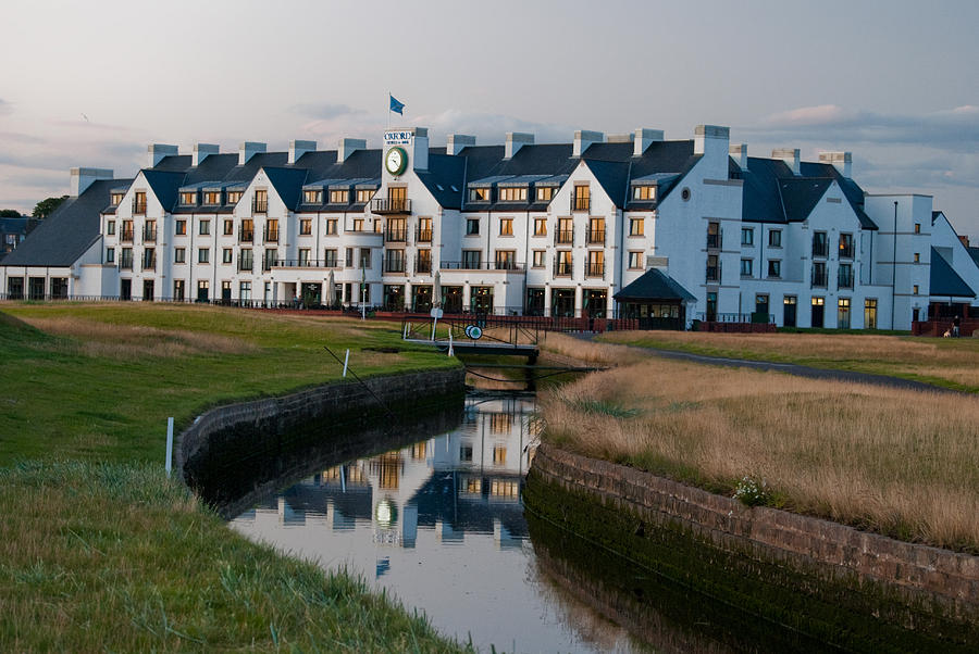 Carnoustie Clubhouse End of Day Photograph by Sally Ross