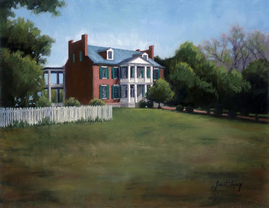 Carnton Plantation in Franklin Tennessee Painting by Janet King