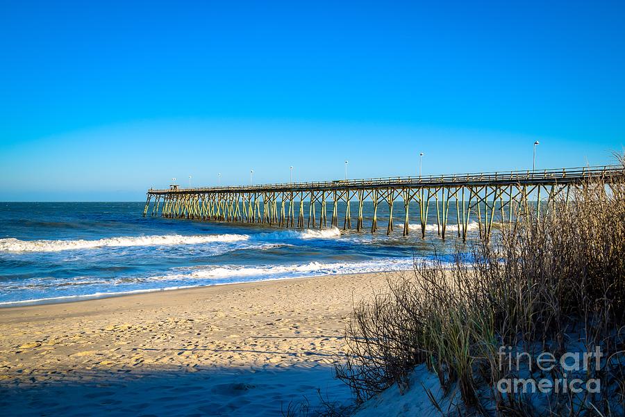 Carolina Beach Pier Photograph by Eve Spring Fine Art America