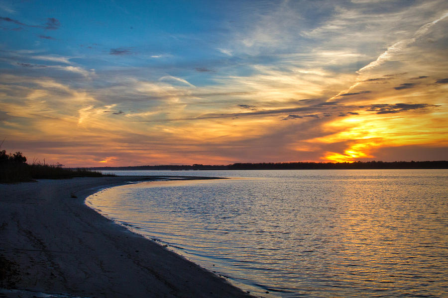 Carolina Beach River Sunset II Photograph by Phil Mancuso
