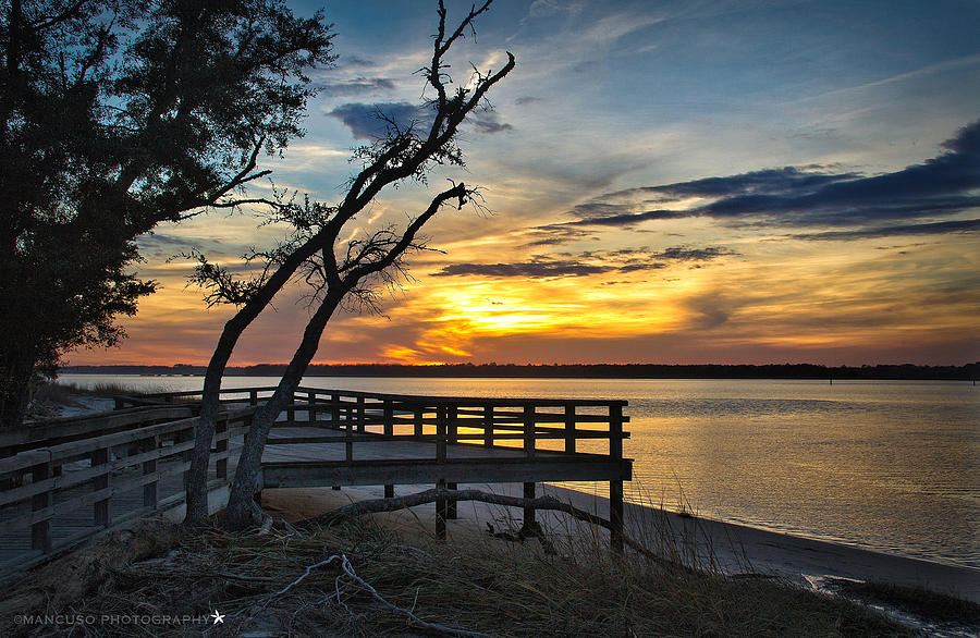 Carolina Beach River Sunset Photograph by Phil Mancuso