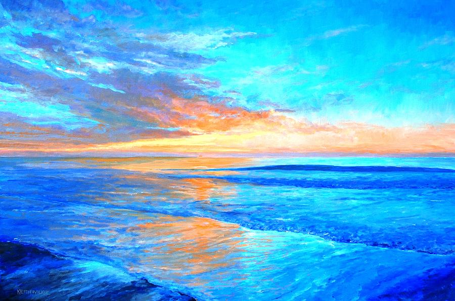 Carolina Sunrise Painting By Keith Wilkie - Fine Art America