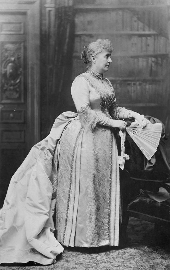 Caroline Lavinia Harrison (1832-1892) Photograph by Granger