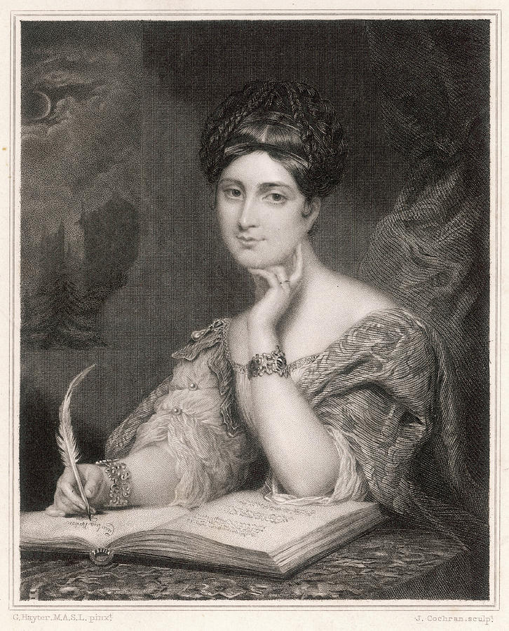Caroline Norton Nee Sheridan English Drawing by Mary Evans Picture Library