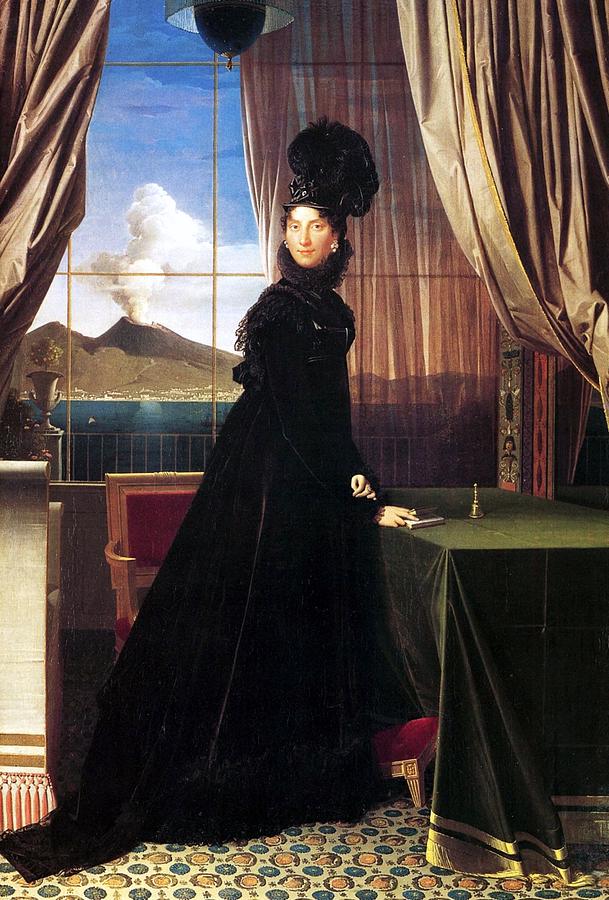 1814 Painting - Carolline Murat by Jean-Auguste-Dominique Ingres