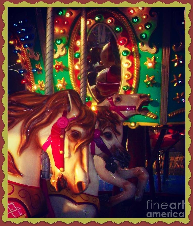 Horse Photograph - Carousel 2 by Christy Beal