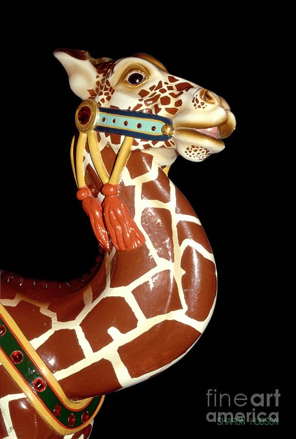 carousel animals prints -  Carousel Giraffe Photograph by Sharon Hudson