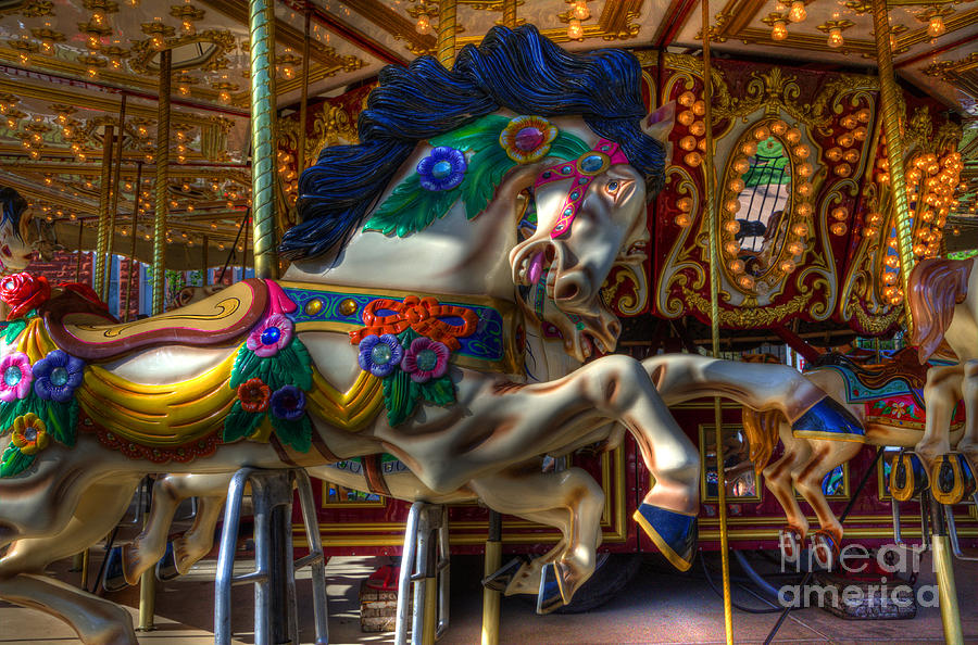 Carousel Beauty Ready To Roll Photograph by Bob Christopher