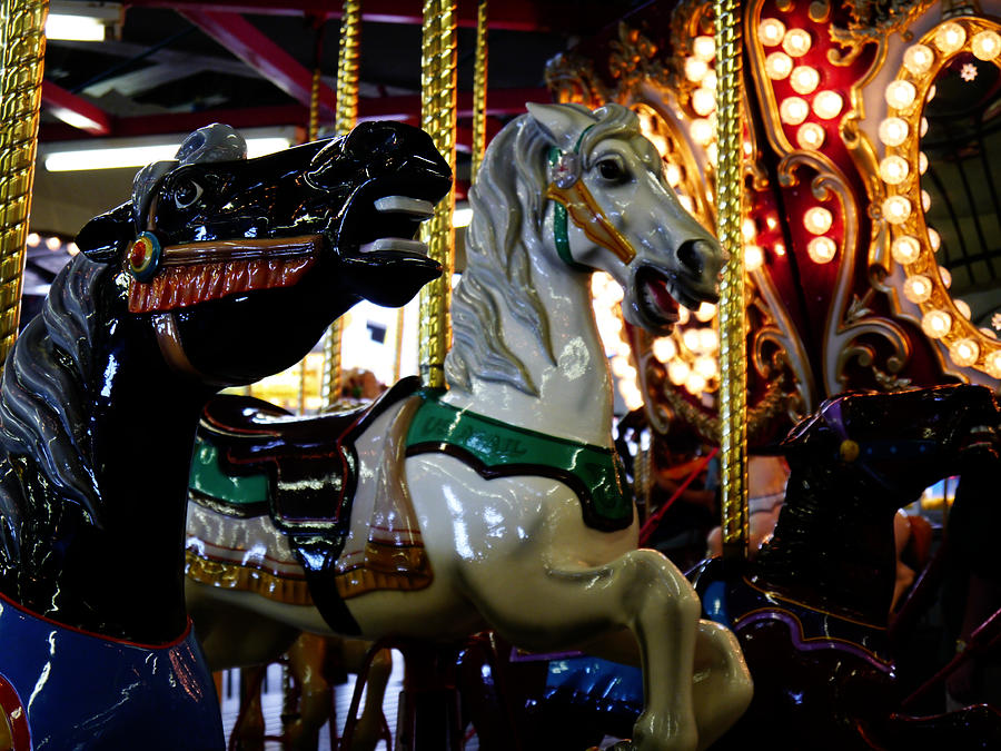 Carousel Charge Photograph by Richard Reeve