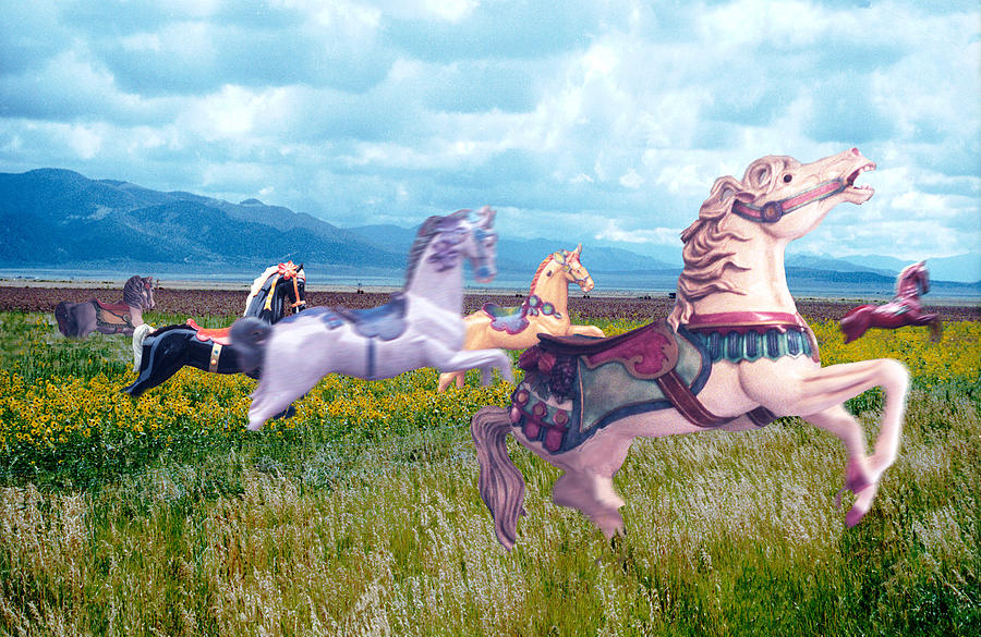 Horse Digital Art - Carousel Dream by Lisa Yount