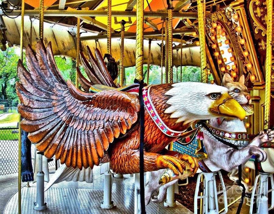 Carousel Eagle Photograph
