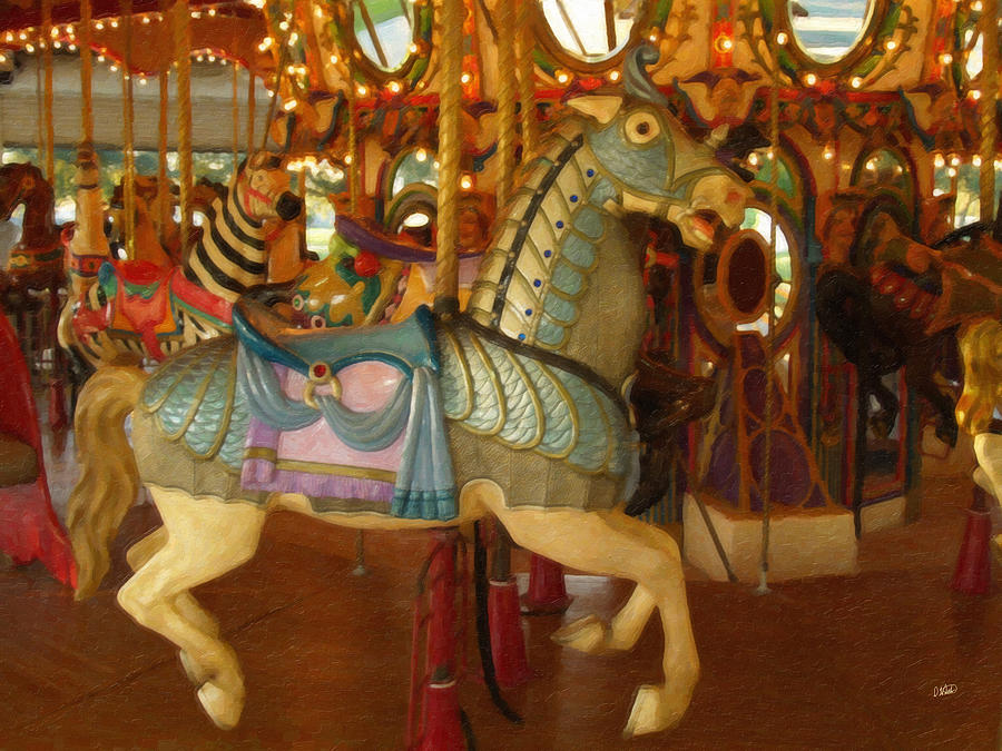 Carousel Horse 196244 Painting by Dean Wittle