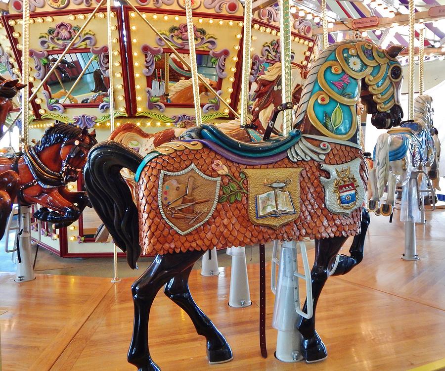 Carousel Horse 3 Photograph by VLee Watson