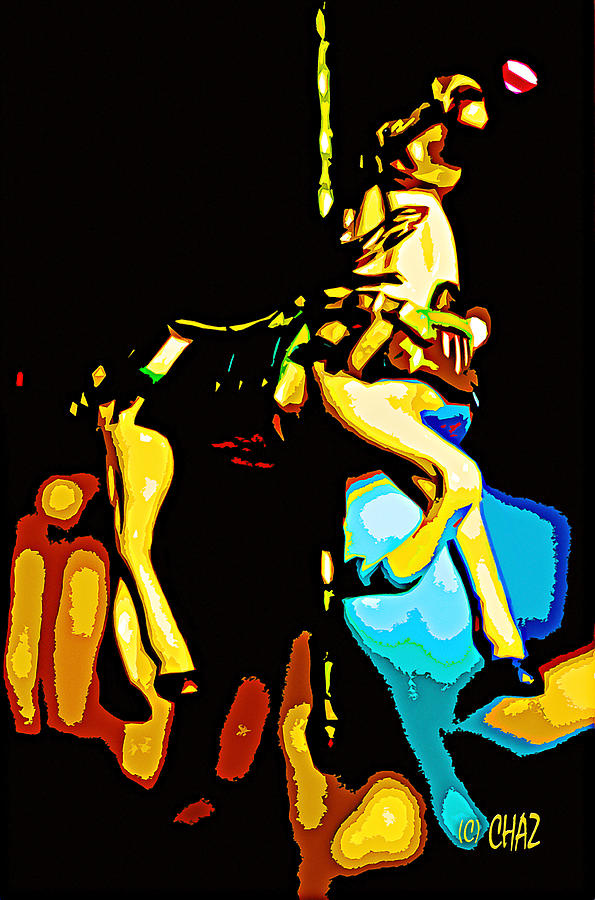 Carousel Horse Painting by CHAZ Daugherty