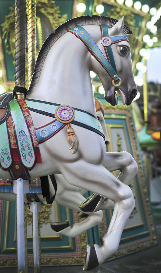 Carousel Horse Historic Smithville NJ Photograph by Terry DeLuco
