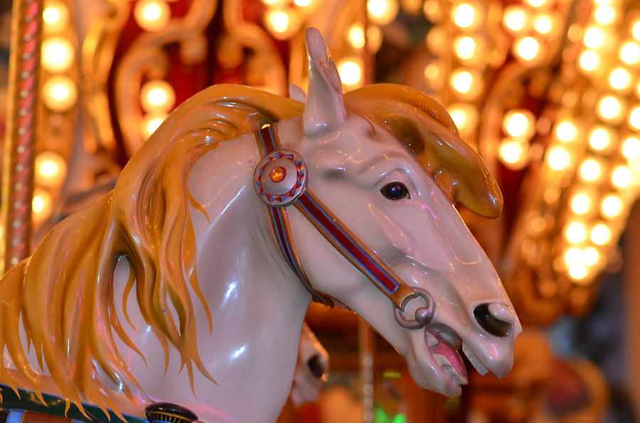 Carousel Horse Painting by Suzy Pal Powell - Pixels