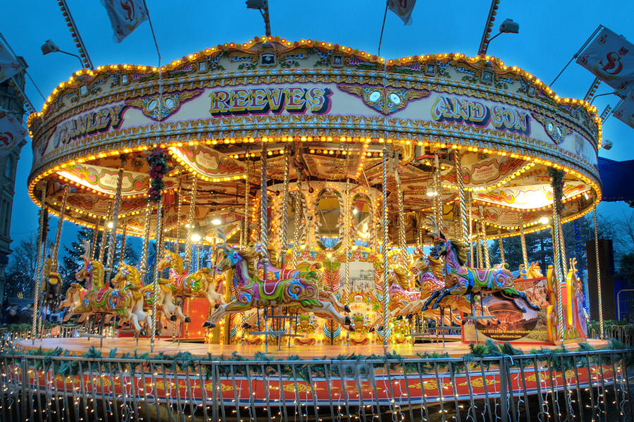 Carousel in Bournemouth Photograph by Chris Day