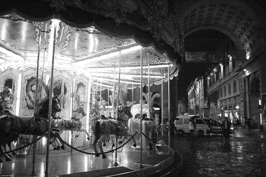 Carousel Piazza Della Repubblica Photograph by Robert Klemm