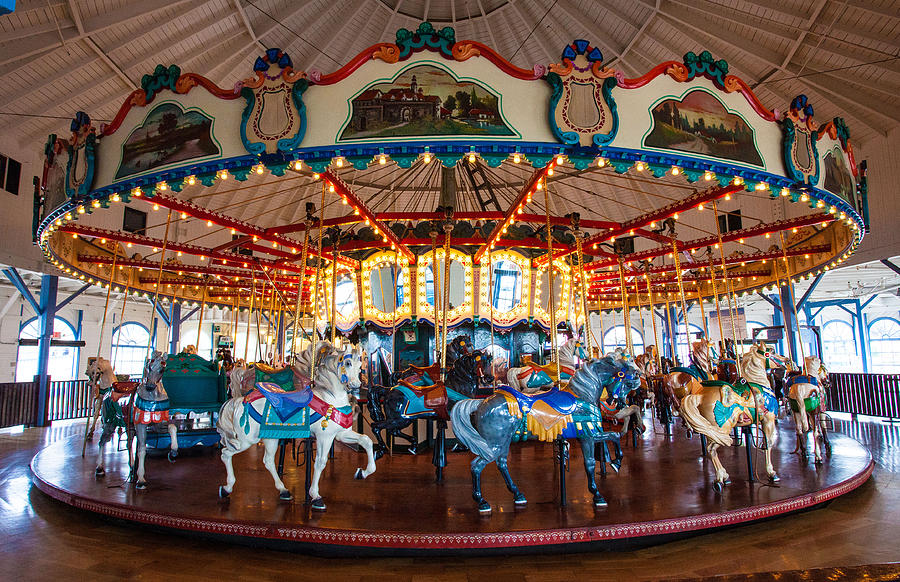 Carousel Ride Photograph by Jerry Cowart