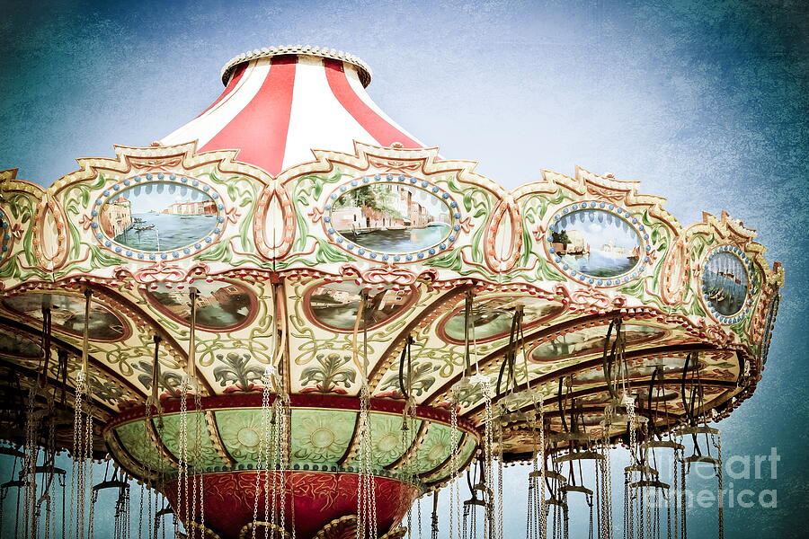Carousel Top Photograph by Colleen Kammerer