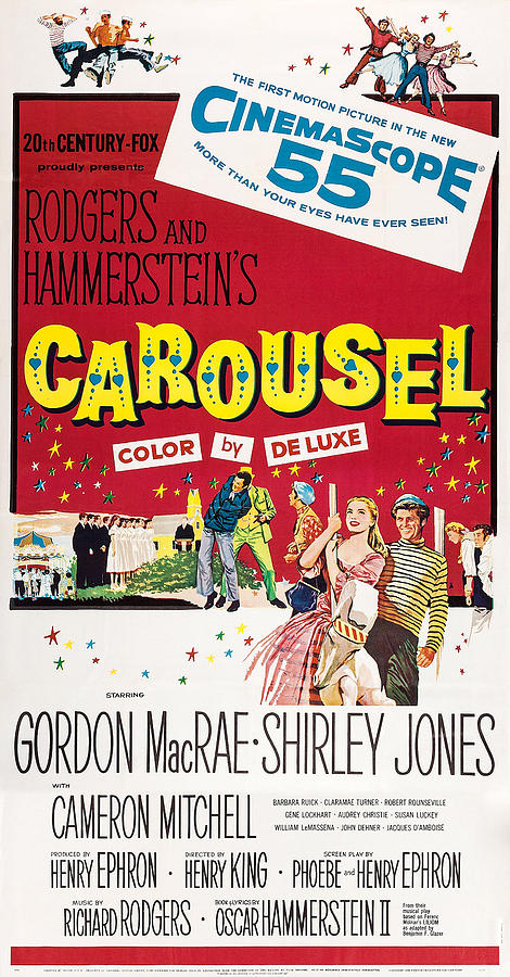 Carousel, Us Poster Art, 1956 Photograph by Everett Carousel, Us Poster Art, 1956 Photograph by Everett