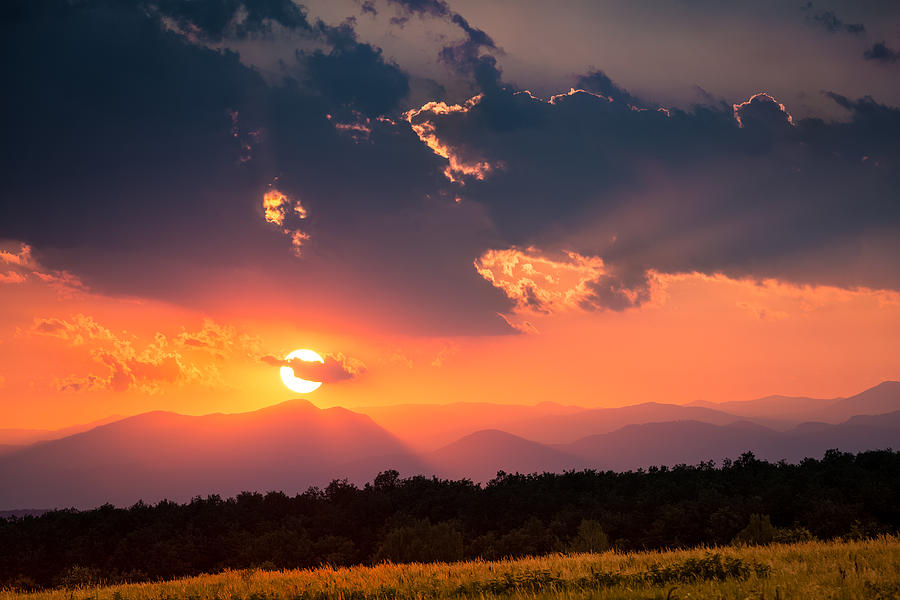 Carpathian Sunset Photograph by Mihai Andritoiu