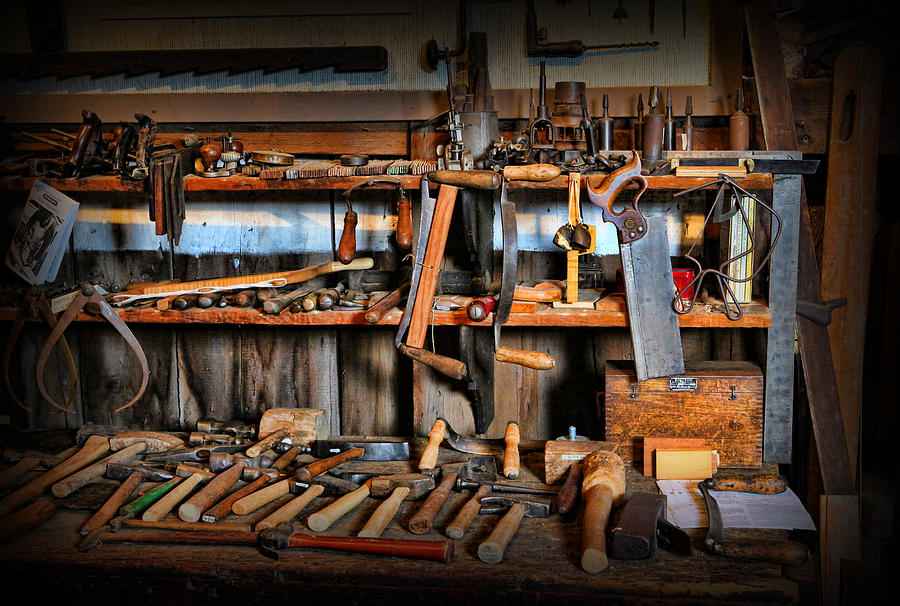 Carpenter - The Workmans Bench Photograph by Lee Dos Santos