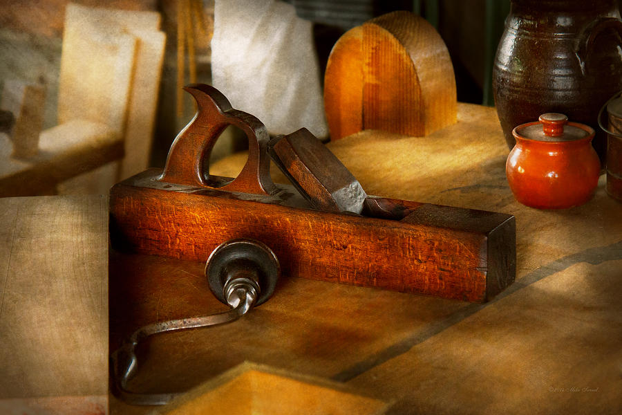 Tool Photograph - Carpenter - The humble shop plane by Mike Savad