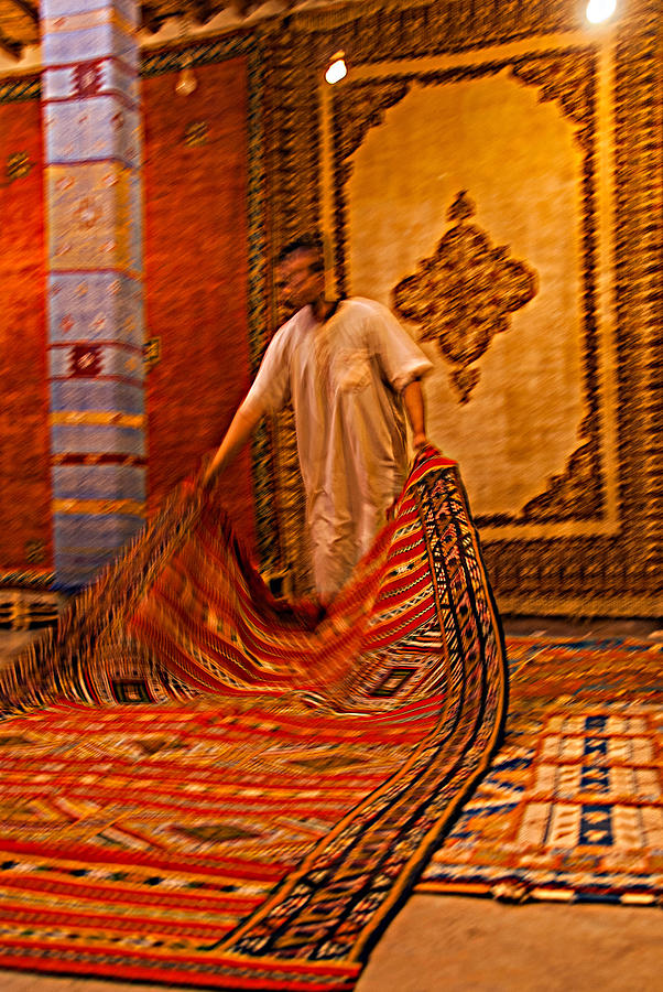 Carpet workshop near Ouarzazate in Morocco by Ellie Perla Carpet workshop near Ouarzazate in Morocco by Ellie Perla