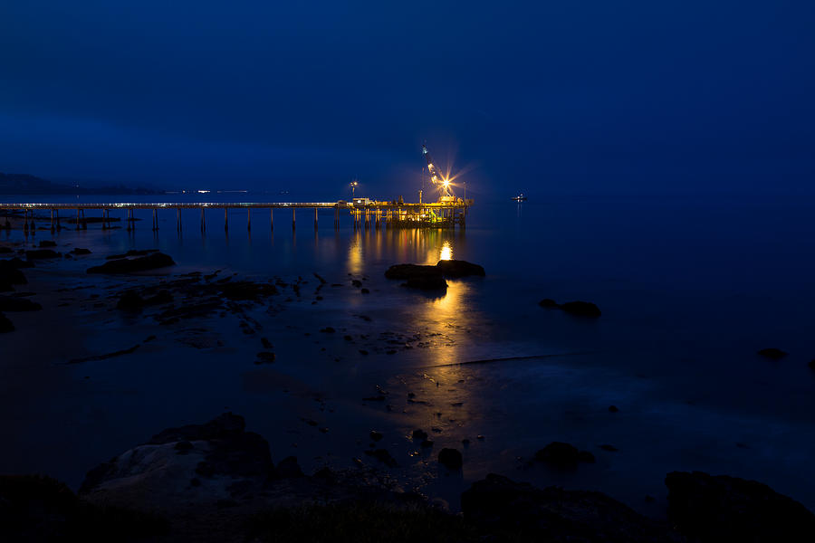 Carpinteria Blue and Gold Photograph by John Daly