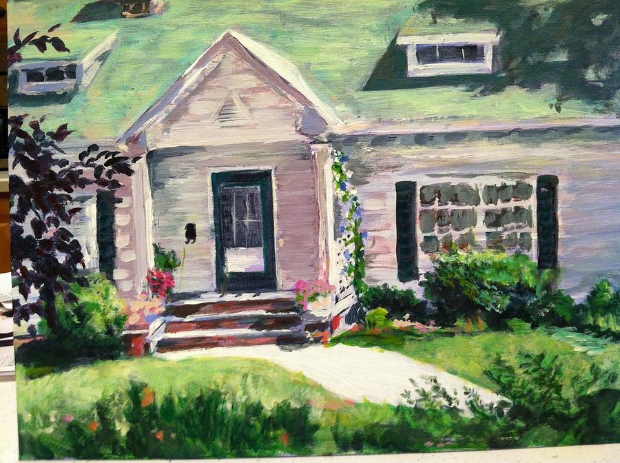 Carrboro Cottage Painting by Jami Burns - Fine Art America