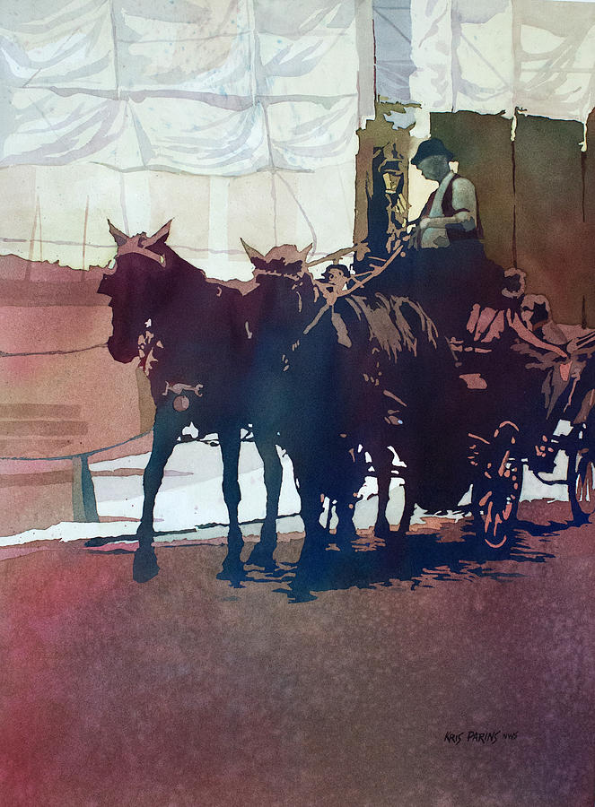 Carriage Trade Painting by Kris Parins