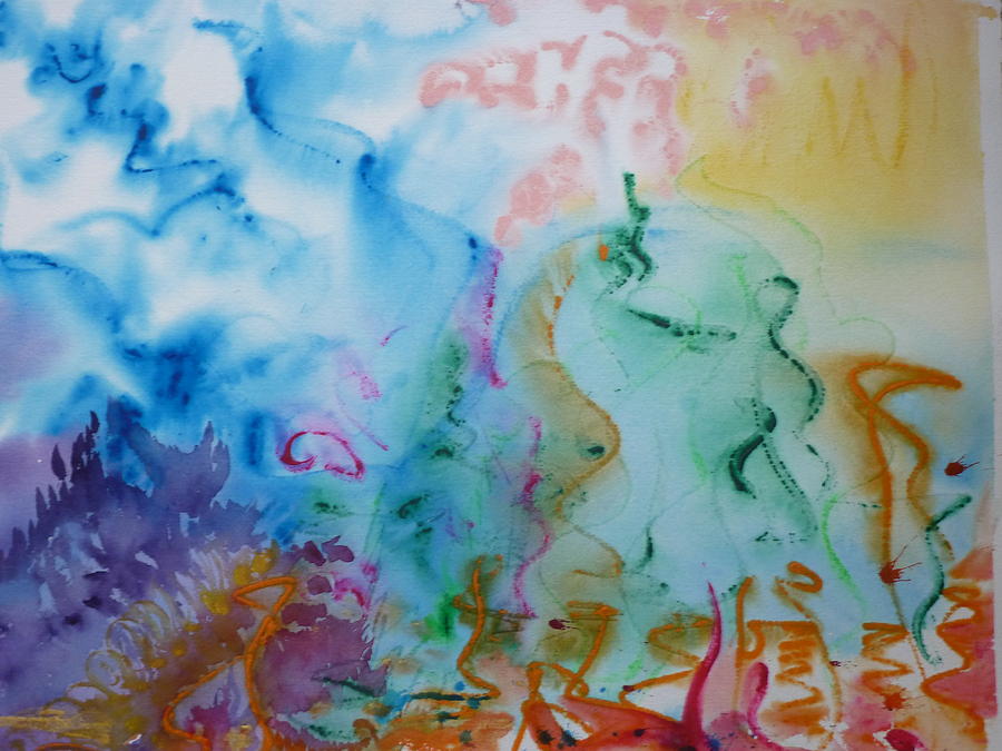 Bright Painting - Carribean Calling by Phoenix Simpson Bright Painting - Carribean Calling by Phoenix Simpson