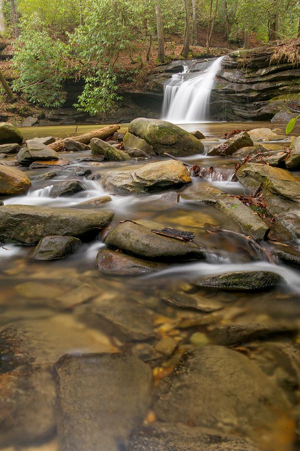 Carrick Creek Falls  Pickens County SC Photograph by Willie Harper