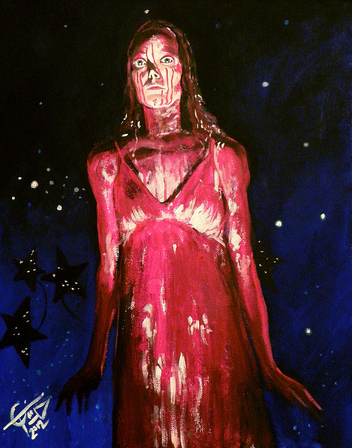 Carrie Painting by Tom Carlton