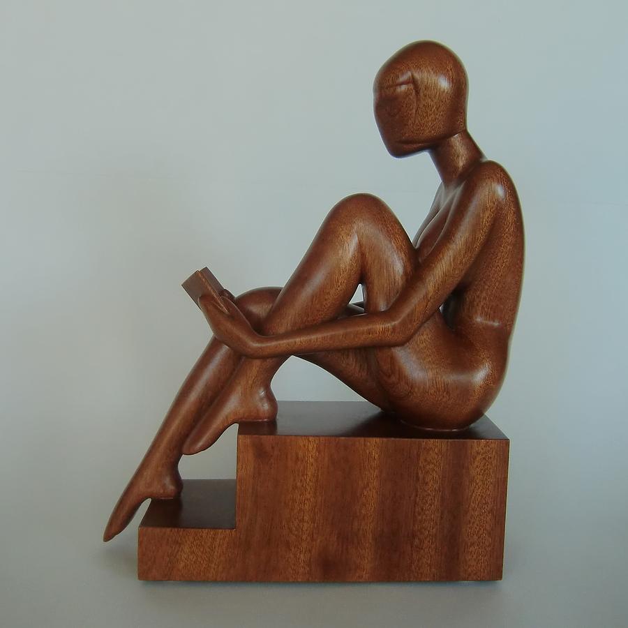 Woman Sculpture - Carried Away by Jakob Wainshtein