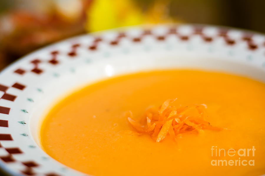 Carrot Soup Photograph by Cheryl Baxter