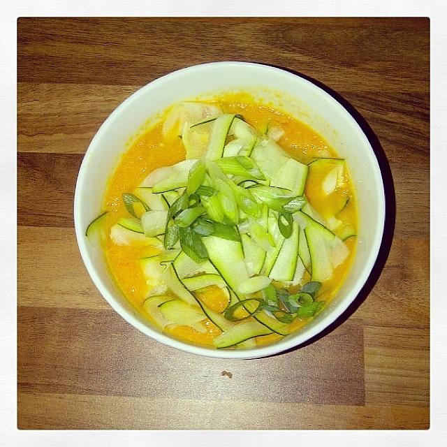 Simple Photograph - Carrot, Sweet Pepper And Chilli Soup by Stephanie Sharman
