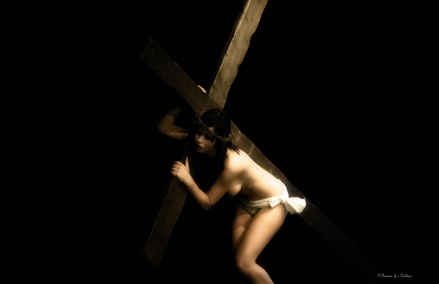 Carrying the cross III Photograph by Ramon Martinez