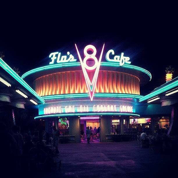 Cars Land Looks So Much More Amazing At Photograph by Cindy Beardsley