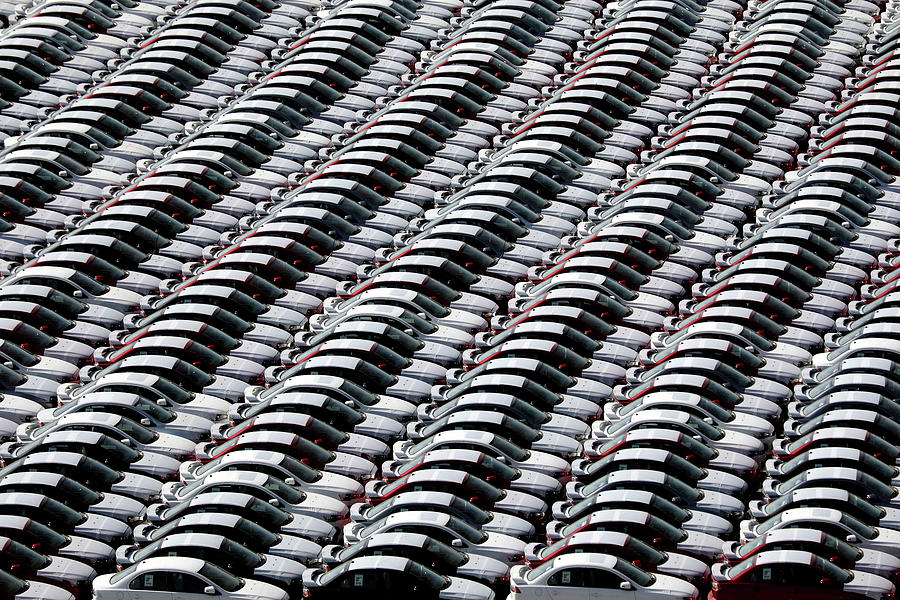 Parking Photograph - Cars,cars,cars by Hans-wolfgang Hawerkamp Parking Photograph - Cars,cars,cars by Hans-wolfgang Hawerkamp