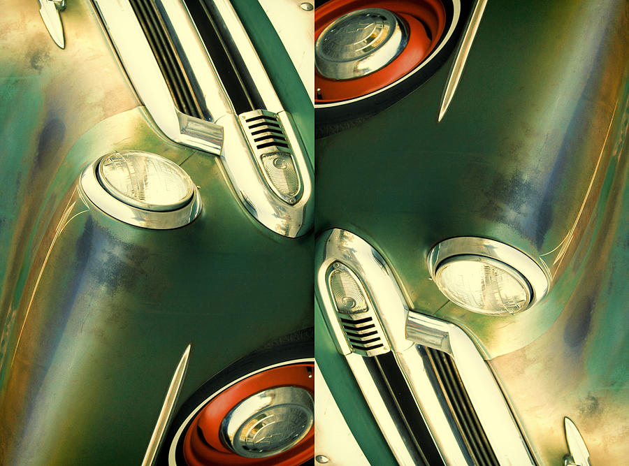 Abstract Photograph - Seeing Double Auto Abstract by Tony Grider