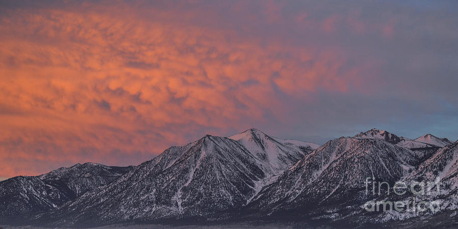 Carson Valley Sunrise Glow Photograph by L J Oakes