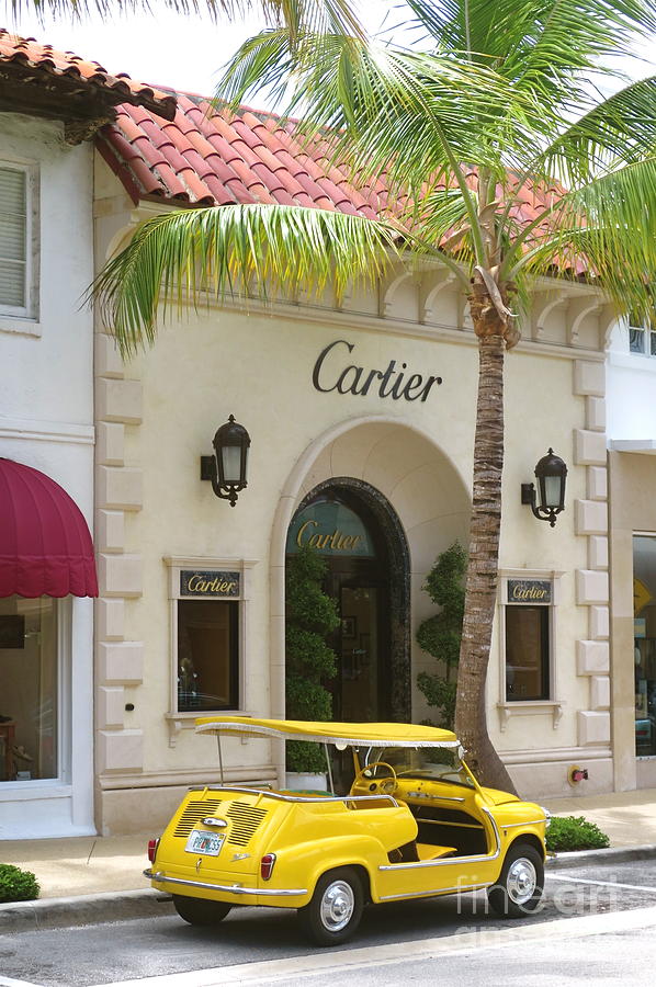 Cartier Jewelers Palm Beach Florida Photograph by Robert Birkenes