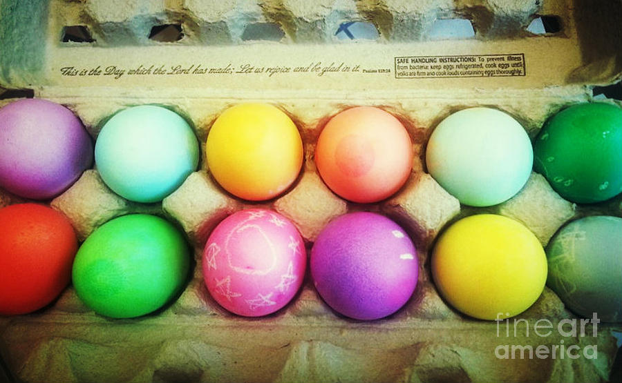 Carton of Eggs Photograph by Valerie Reeves